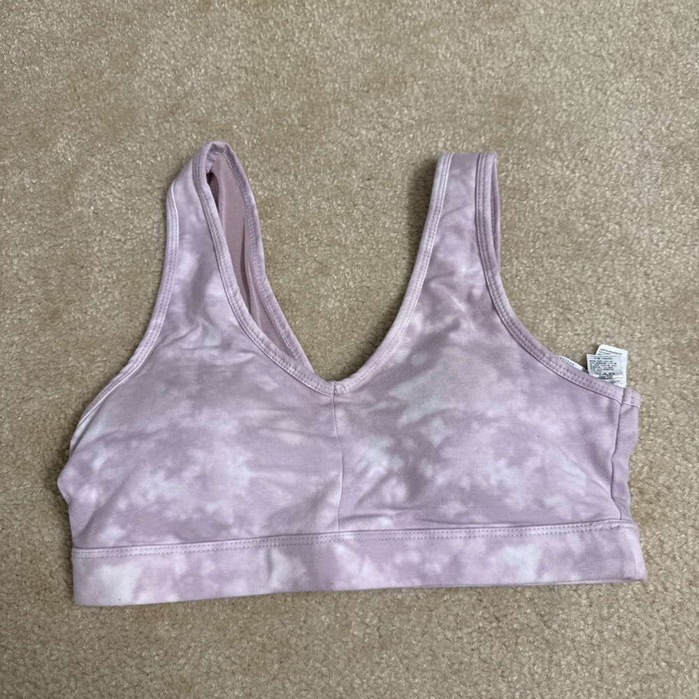 Old Navy Pink Racerback Sports Bra
